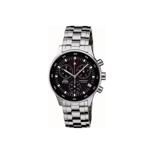 

Часы Swiss Military SM30052.01 Chronograph 40mm 5ATM