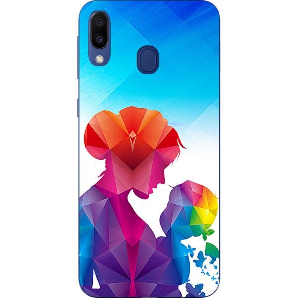 

Чехол Casemarket с картинкой силиконовый для Samsung Galaxy A20 Мамочка с малышом