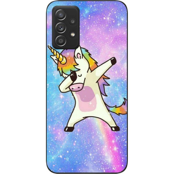 

Силиконовый чехол SMTT для Samsung A52 Galaxy A525F с картинкой Единорожек на стиле