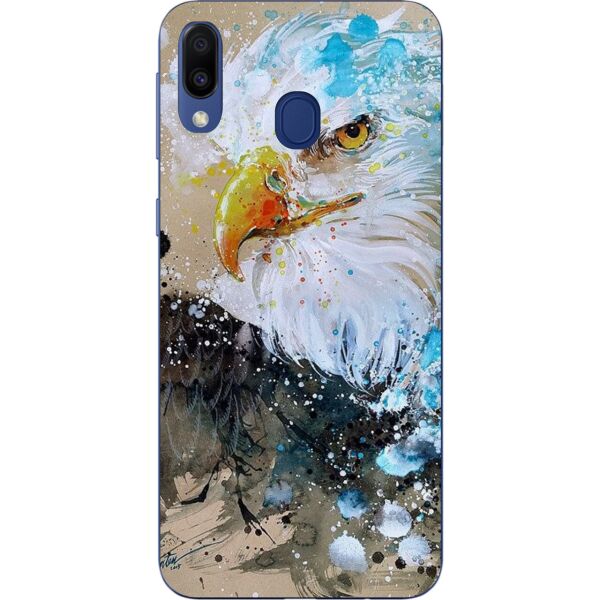 

Бампер силиконовый чехол Casemarket с картинкой для Samsung Galaxy A20 Акварель орел