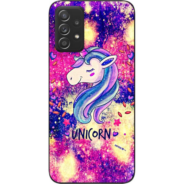 

Бампер силиконовый SMTT для Samsung A52 Galaxy A525F с рисунком Красивый единорог