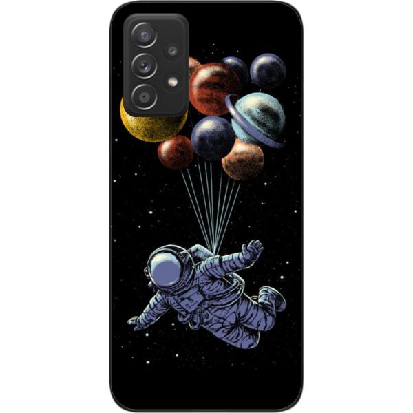 

Силиконовый чехол SMTT для Samsung A52 Galaxy A525F с картинкой Космонавт на шариках