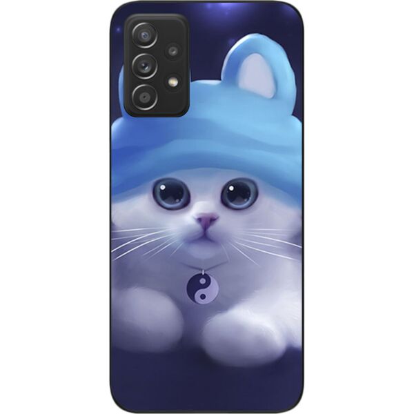 

Силиконовый бампер SMTT для Samsung A52 Galaxy A525F с изображением Котик
