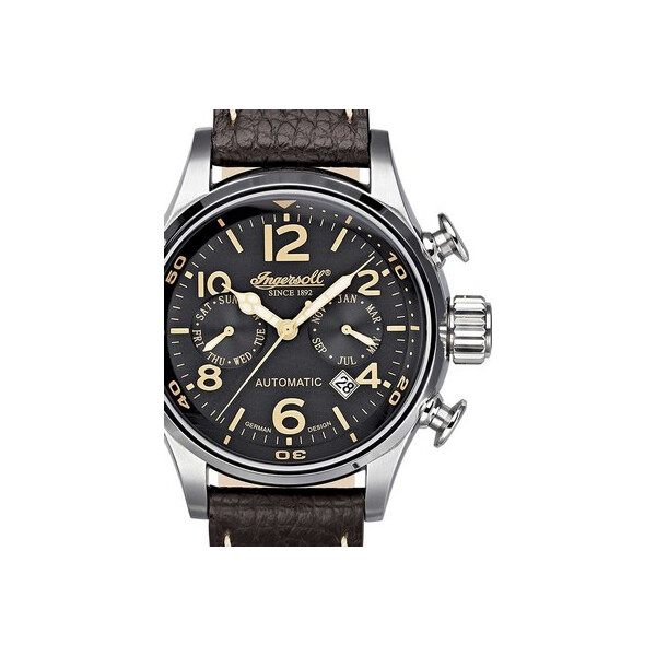 

Часы Ingersoll IN1809BK Bull-Run Herren Automatik 46mm 5ATM