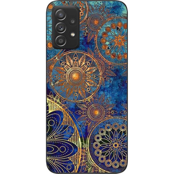 

Силиконовый чехол SMTT для Samsung A72 Galaxy A725F с картинкой Круги винтаж