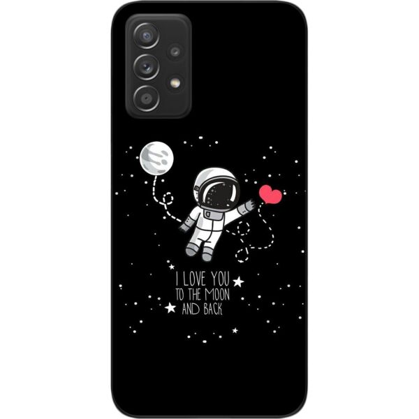 

Силиконовый чехол SMTT для Samsung A72 Galaxy A725F с картинкой Любовь до луны