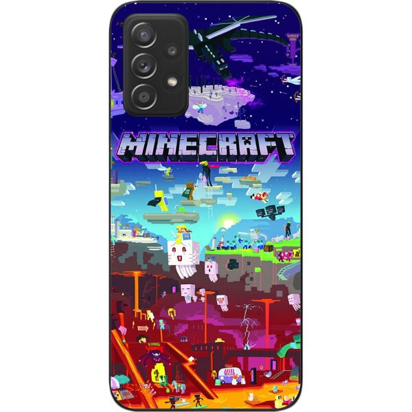 

Оригинальный силиконовый чехол SMTT для Samsung A72 Galaxy A725F с картинкой Minecraft