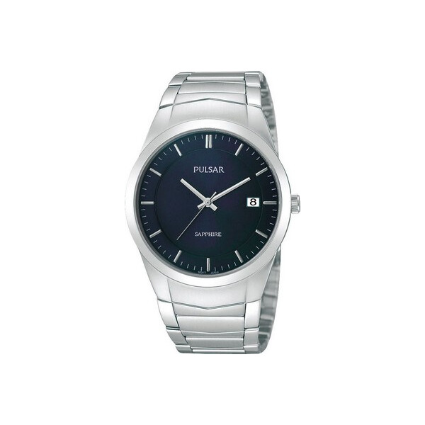 Часы Pulsar PS9131X1 Herrenuhr silber blau mit Saphirglas