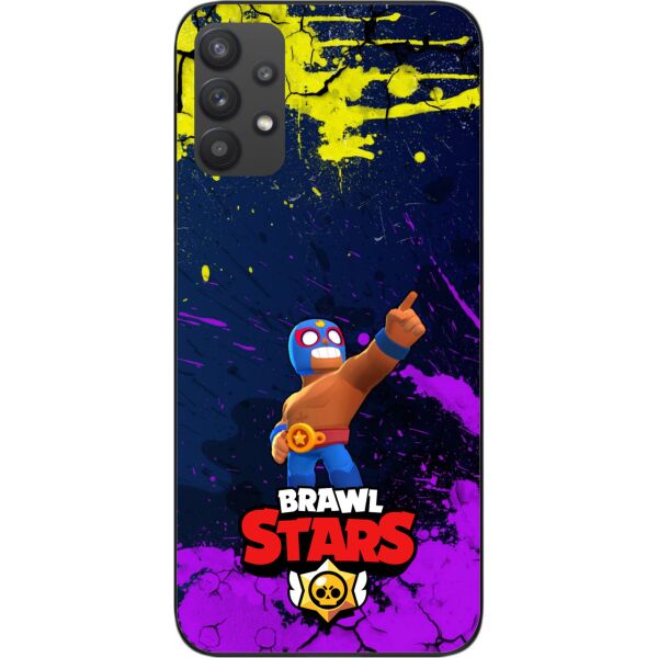 

Силиконовый чехол SMTT для Samsung A32 Galaxy A325 с картинкой Бравл Старс герой Примо