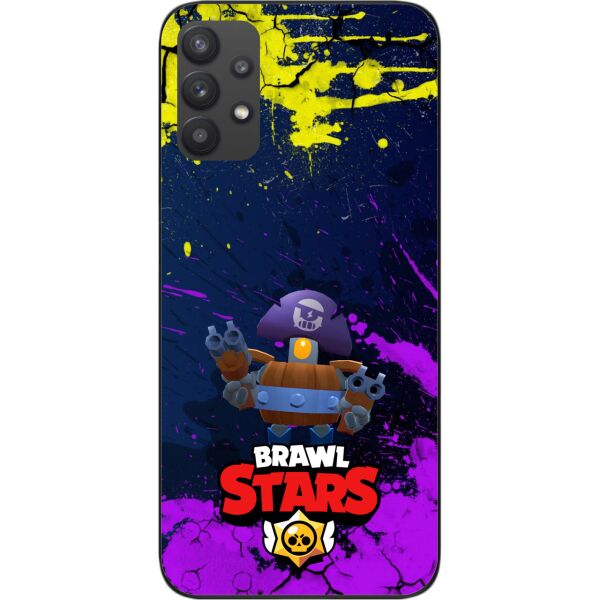 

Силиконовый чехол SMTT для Samsung A32 Galaxy A325 с картинкой Бравл Старс герой Деррил