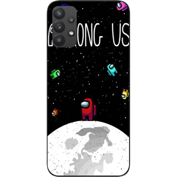 

Силиконовый чехол SMTT для Samsung A32 Galaxy A325 с картинкой Among us На луне