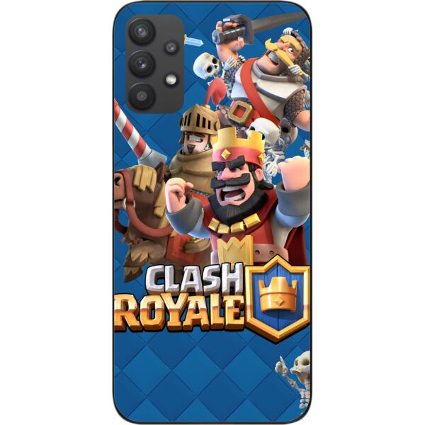 

Силиконовый чехол SMTT для Samsung A32 Galaxy A325 с картинкой Игры Clash Royale герои