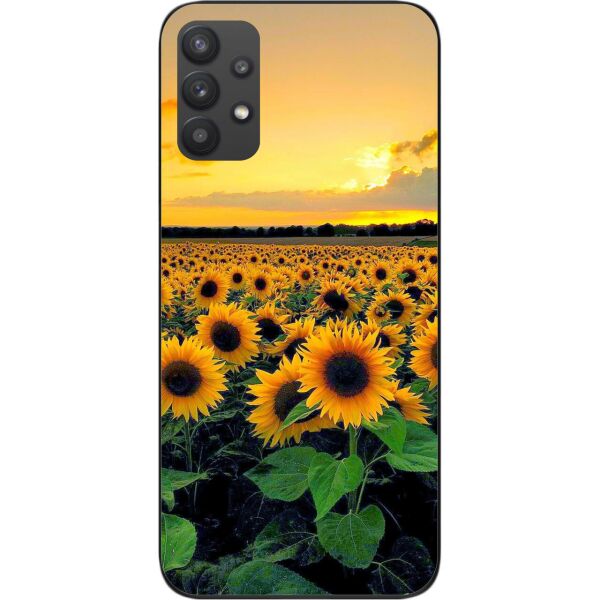 

Чехол силиконовый SMTT для Samsung A32 Galaxy A325 с картинкой Подсолнухи