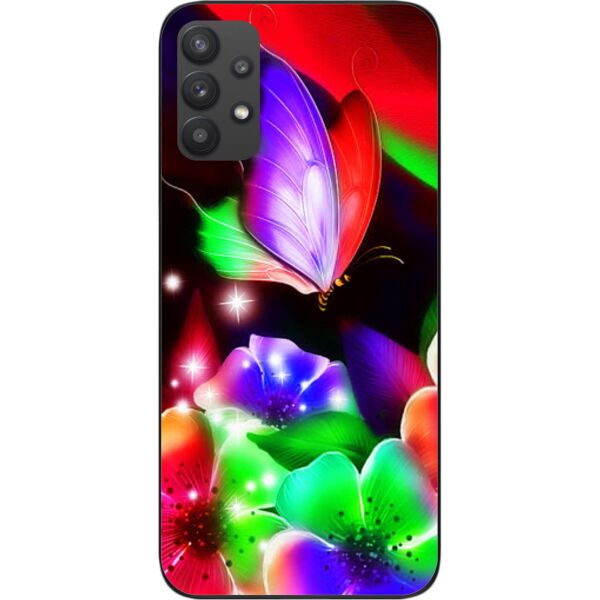 

Чехол силиконовый SMTT для Samsung A32 Galaxy A325 с картинкой Яркая бабочка