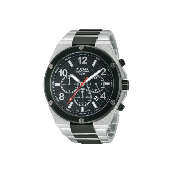 

Часы Pulsar PT3445X1 Chronograph silber schwarz 45 mm 10 ATM