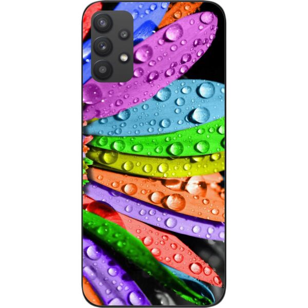 

Силиконовый чехол SMTT для Samsung A32 Galaxy A325 с картинкой Яркий цветок