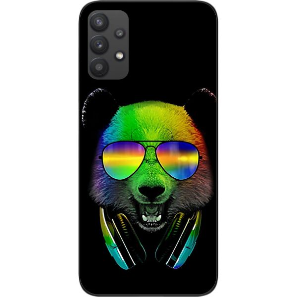 

Силиконовый бампер SMTT для Samsung A32 Galaxy A325 с изображением Мишка в наушниках