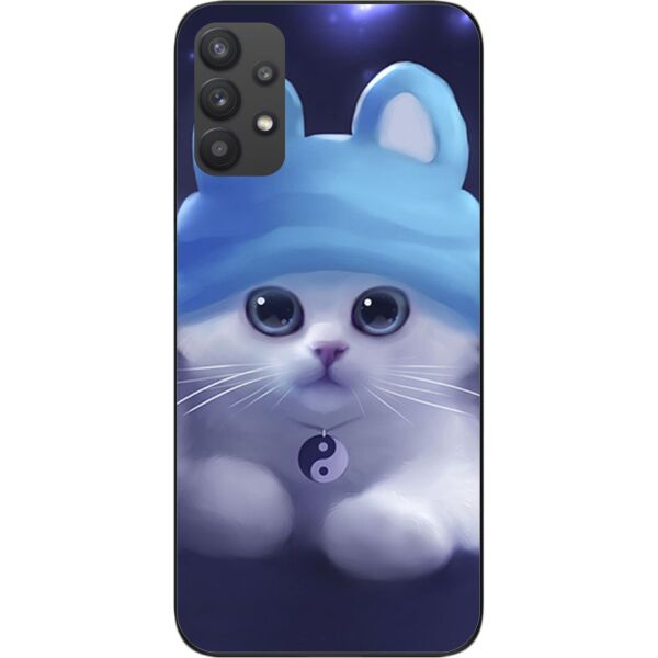 

Силиконовый бампер SMTT для Samsung A32 Galaxy A325 с изображением Котик