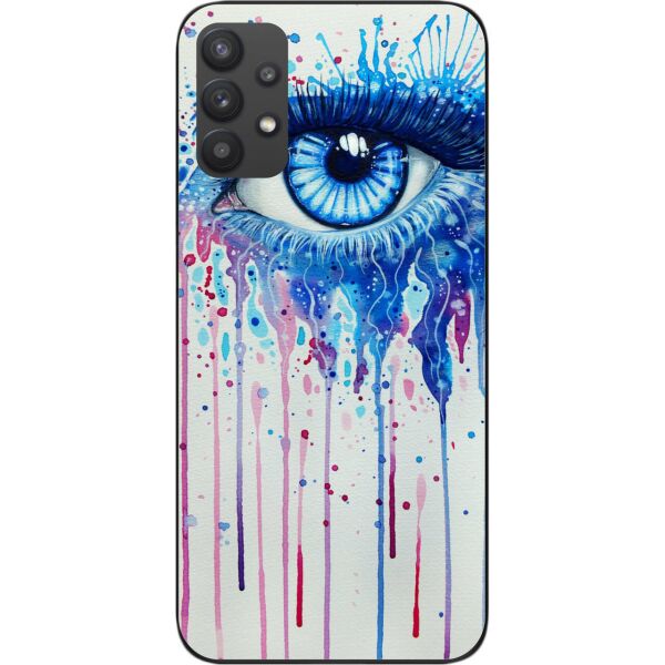 

Силиконовый бампер SMTT для Samsung A32 Galaxy A325 с изображением Глаз