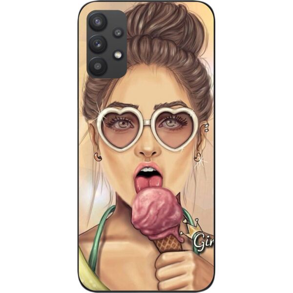 

Оригинальный чехол SMTT для Samsung A32 Galaxy A325 с картинкой Девушка