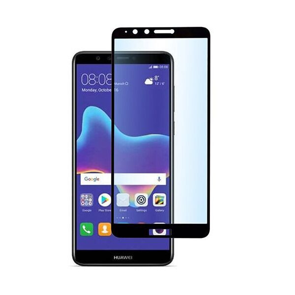 

Захисне скло Glass 5D Premium для Huawei Y9 2018 (FLA-LX1) (Чорний)