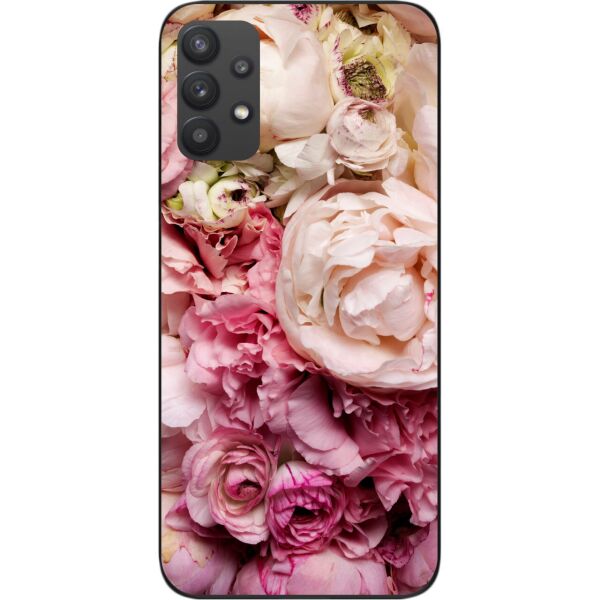 

Оригинальный чехол SMTT для Samsung A32 Galaxy A325 с картинкой Пионы