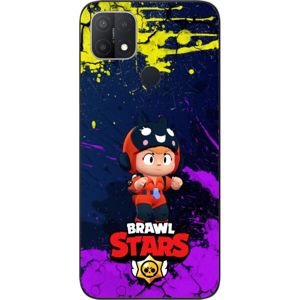 

Силиконовый чехол SMTT для OPPO A15s с картинкой Бравл Старс герой Беа