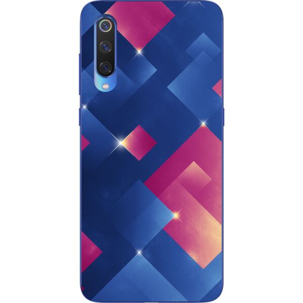

Оригинальный силиконовый бампер чехол Casemarket для Xiaomi Mi 9 SE с картинкой Ромбики
