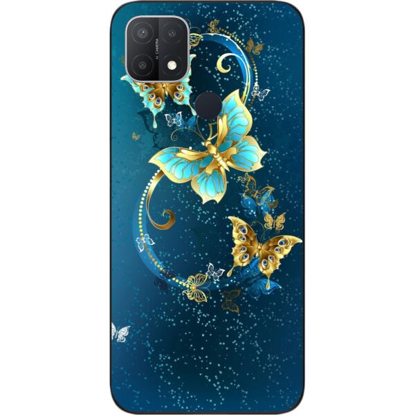 

Чехол силиконовый SMTT для OPPO A15s с картинкой Красивые бабочки