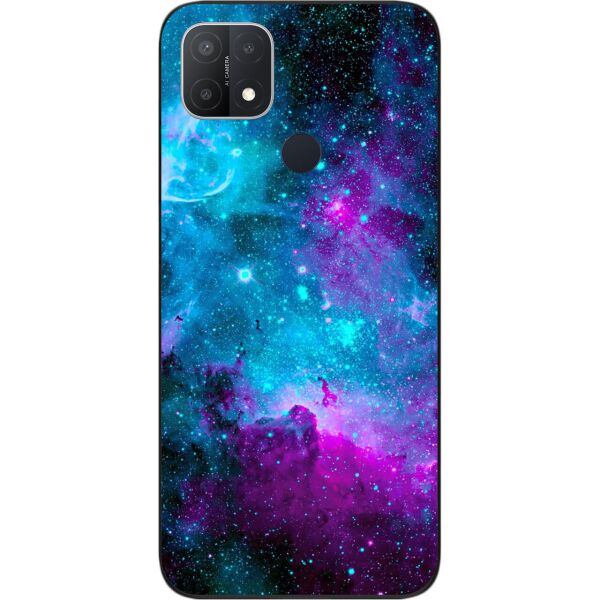 

Чехол силиконовый SMTT для OPPO A15s с картинкой Космос