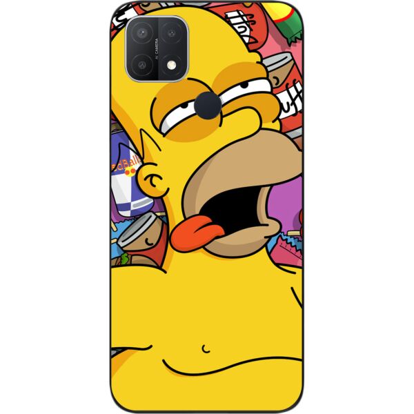 

Силиконовый бампер SMTT для OPPO A15s с изображением Гомер