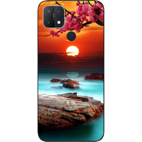 

Оригинальный силиконовый чехол SMTT для OPPO A15s с картинкой Красивый закат