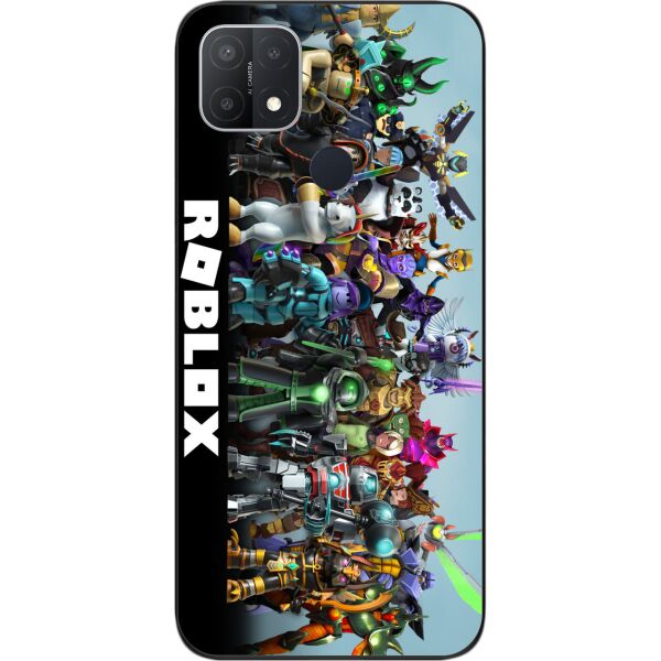 

Силиконовый чехол SMTT для OPPO A15s с картинкой Roblox Герой