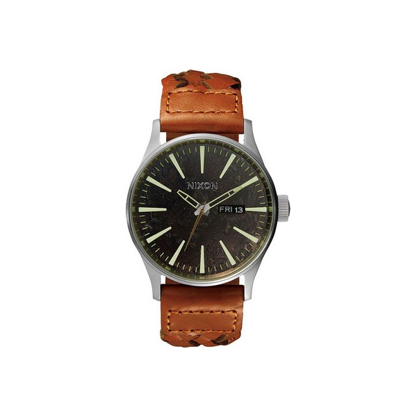 

Часы NIXON A105-1959 Sentry Leather Dark Copper Saddle Woven 42mm 10ATM