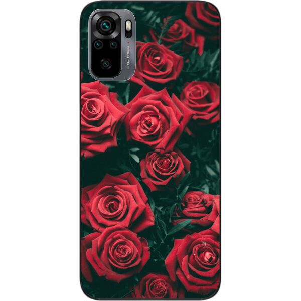 

Силиконовый бампер SMTT для Xiaomi Redmi Note 10 с изображением Розы