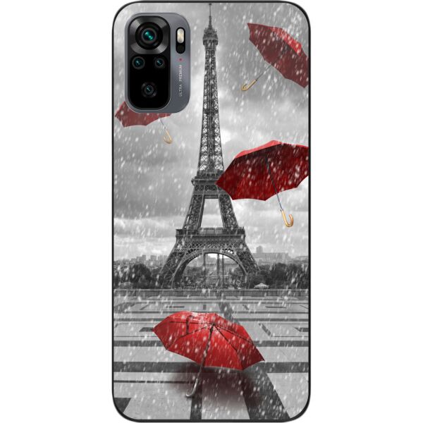 

Оригинальный силиконовый чехол SMTT для Xiaomi Redmi Note 10 с картинкой Париж