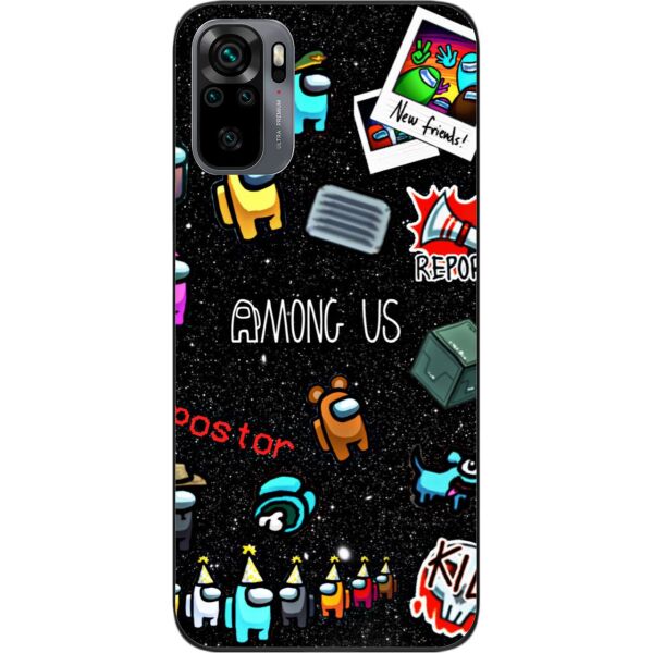 

Силиконовый чехол SMTT для Xiaomi Redmi Note 10 с картинкой Among Us Найди меня