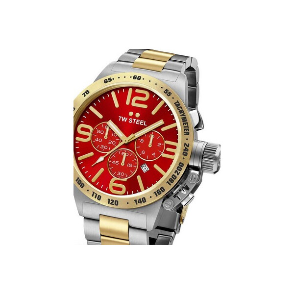 

Часы TW-Steel CB74 Canteen Bracelet Chronograph 50mm 10ATM