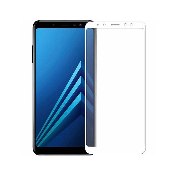 

Захисне скло Glass Full Screen для Samsung A730 Galaxy A8 Plus 2018 (Білий)
