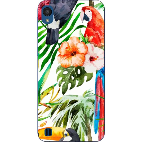 

Бампер силиконовый Casemarket чехол для ZTE Blade A5 2019 с картинкой Попугай