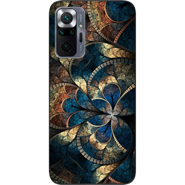 

Оригинальный силиконовый чехол SMTT для Xiaomi Redmi Note 10 Pro с картинкой Узор