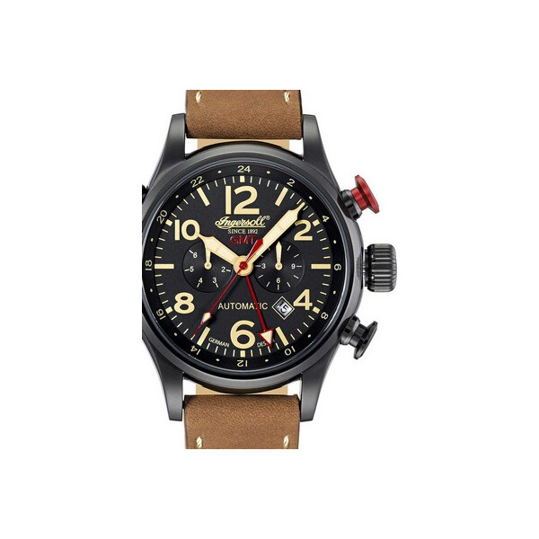 

Часы Ingersoll IN3218BBK Herren Lawrence Automatik 46mm 5ATM