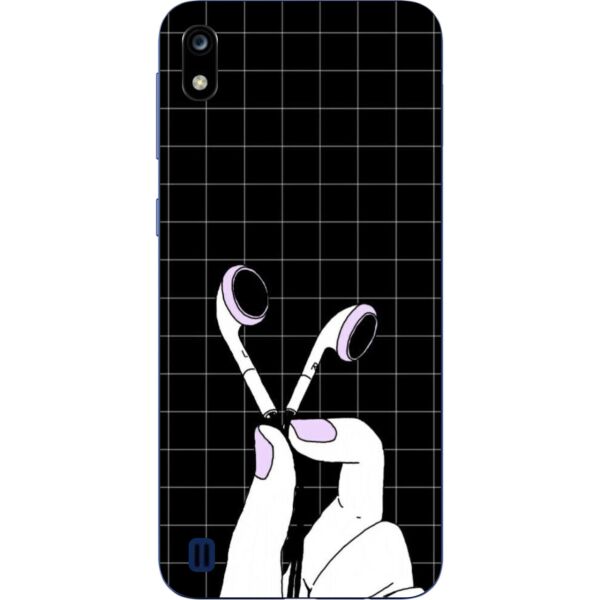 

Оригинальный силиконовый бампер чехол Casemarket для ZTE Blade A7 2019 с картинкой Наушники