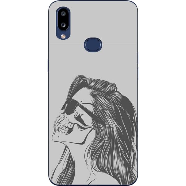 

Чехол Casemarket силиконовый с картинкой для Samsung A10s Galaxy A107F Девушка скелет