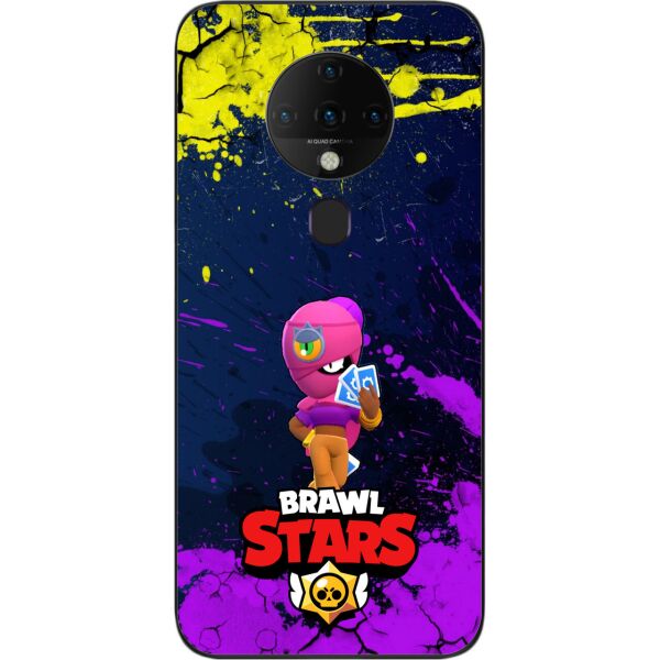 

Силиконовый чехол SMTT для Tecno Spark 6 с картинкой Бравл Старс герой Тара