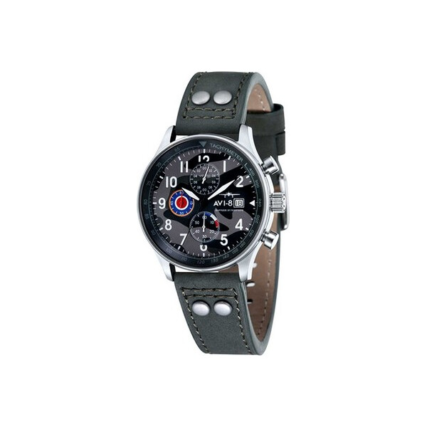 

Часы AVI-8 AV-4011-0A Hawker Hurricane Chrono 42mm 5ATM