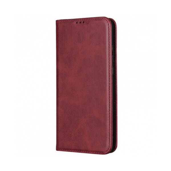 

Чохол-книжка Leather Fold Xiaomi Redmi Note 10/Note 10S (Темно-червоний)