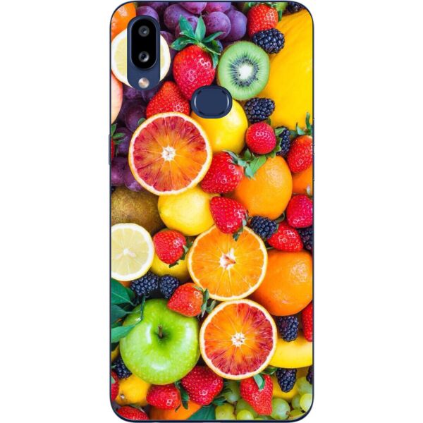 

Оригинальный силиконовый бампер чехол Casemarket для Samsung A10s Galaxy A107F с картинкой Фрукты