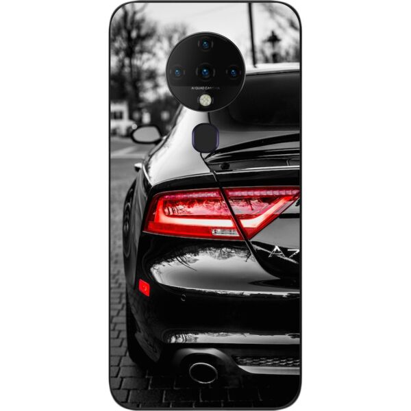 

Бампер силиконовый SMTT для Tecno Spark 6 с рисунком Машина