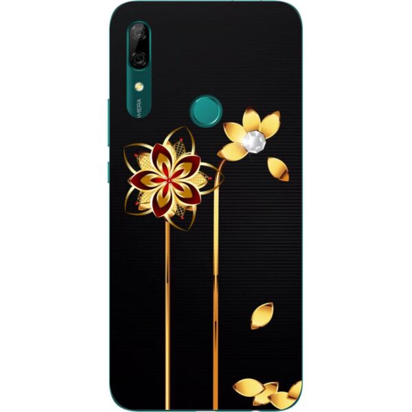 

Чехол Casemarket силиконовый с картинкой для Huawei P Smart Z Золотые цветы